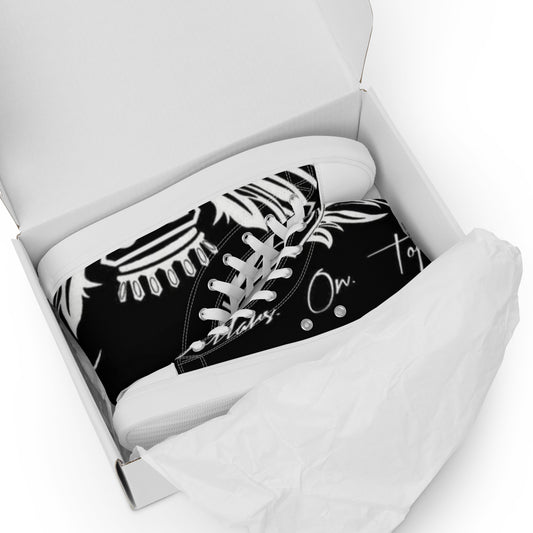 Dollars. On. Top Men’s High Top Canvas Shoes