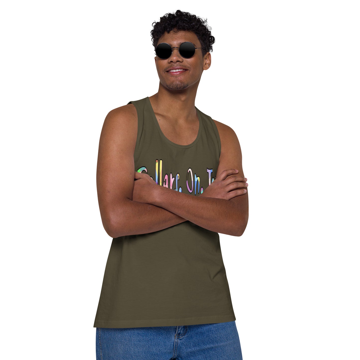 Dollars. On. Top Men’s Premium Tank Top