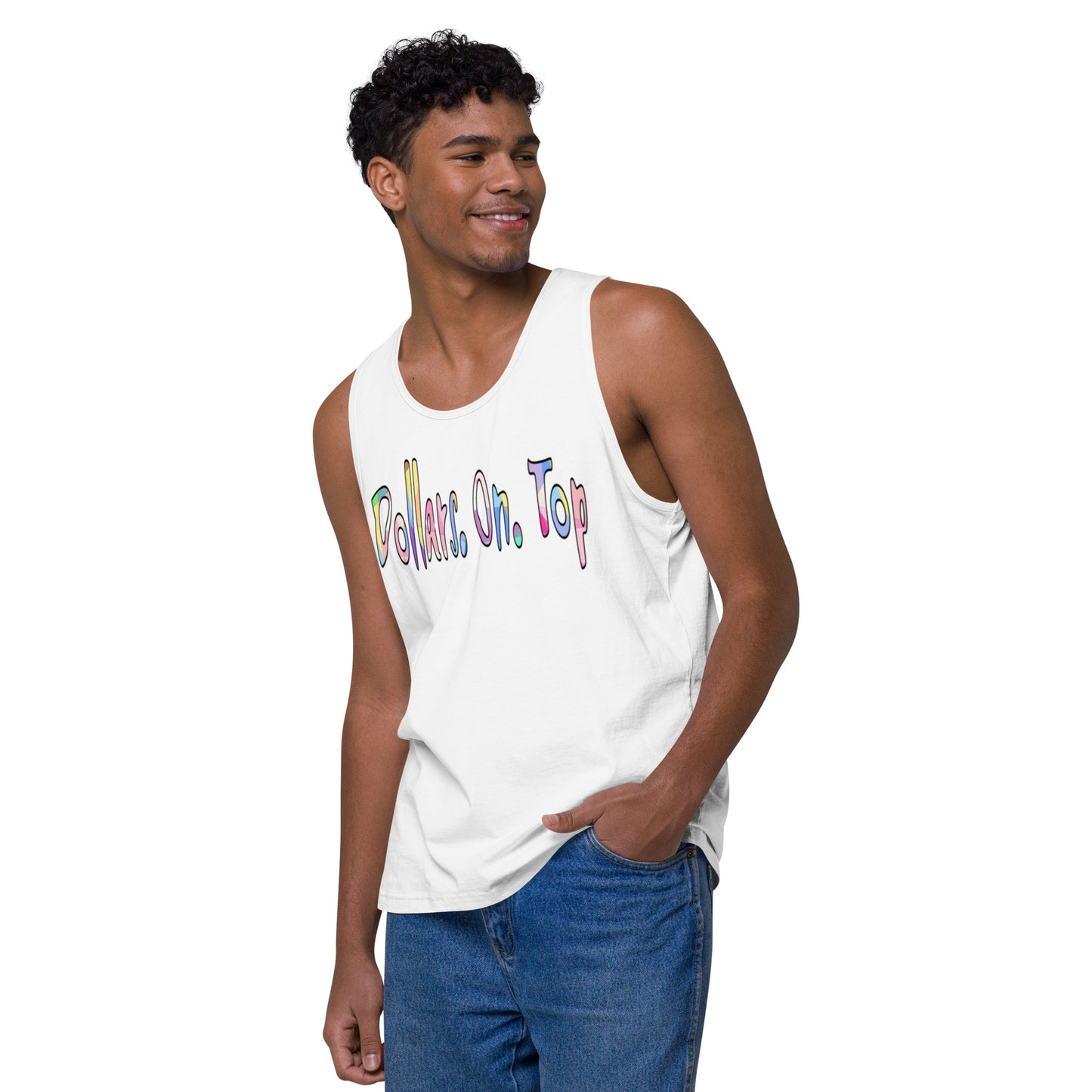 Dollars. On. Top Men’s Premium Tank Top