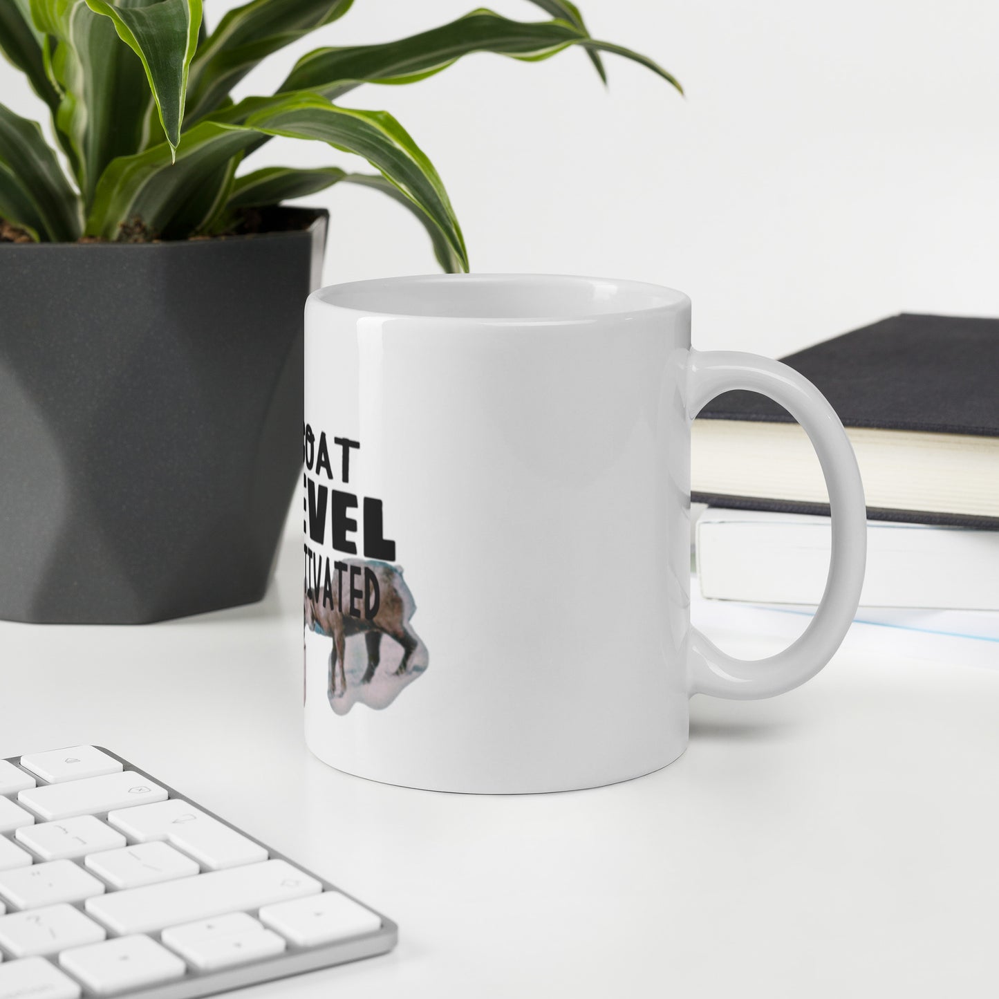 Dollars. On. Top GOAT White Glossy Mug