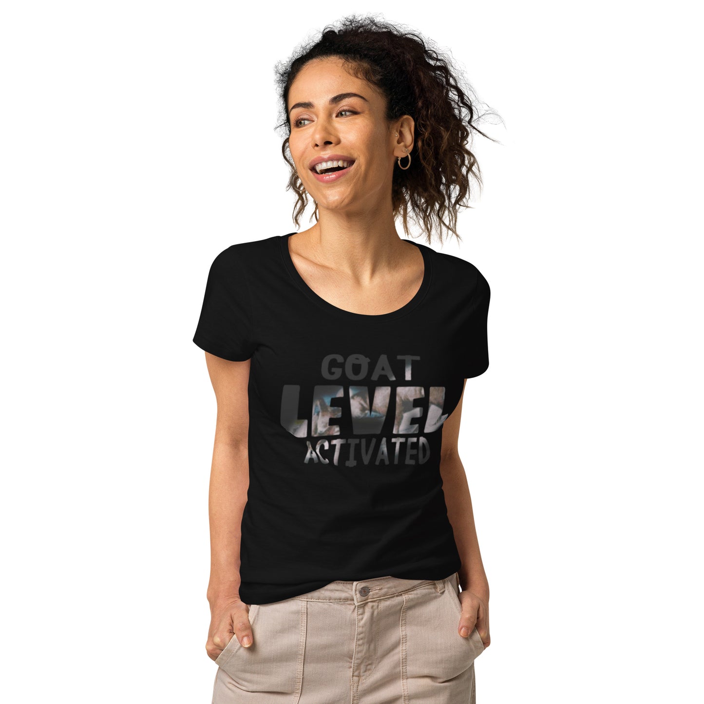 Dollars. On. Top GOAT Level Women’s basic organic t-shirt