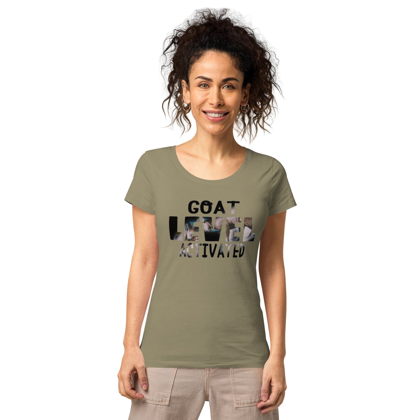 Dollars. On. Top GOAT Level Women’s basic organic t-shirt