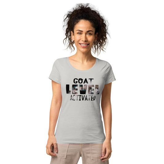 Dollars. On. Top GOAT Level Women’s basic organic t-shirt